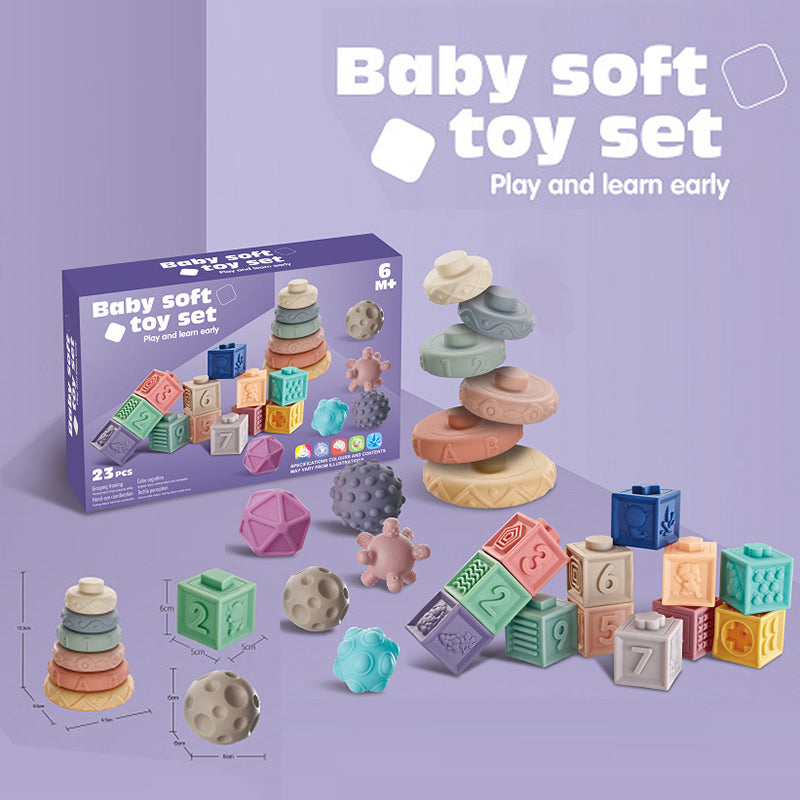 23pc Baby Soft Toy Set