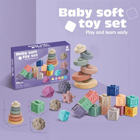 23pc Baby Soft Toy Set