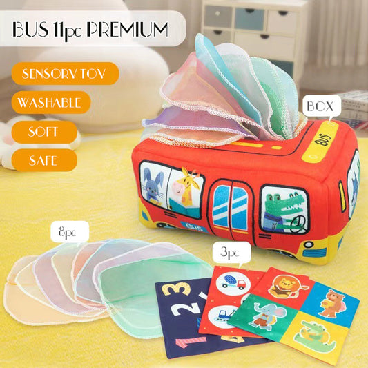 Sensory Pull Tissue Scarves Baby Toy