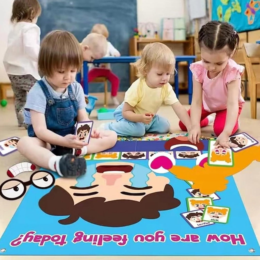 How are you feeling today? Felt Puzzle