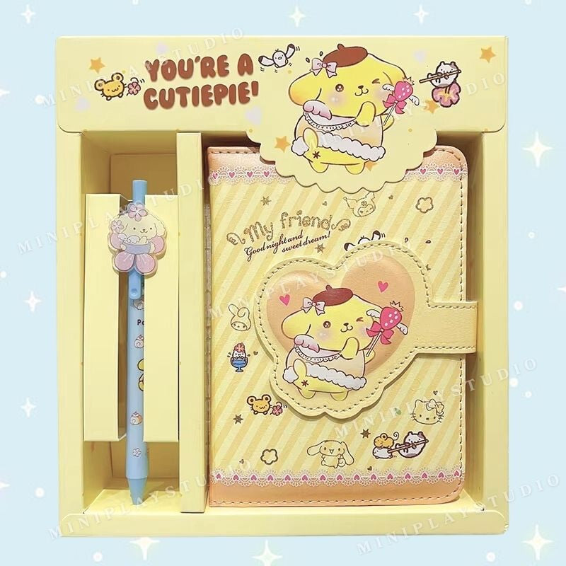 Pompompurin Notebook Gel Pen