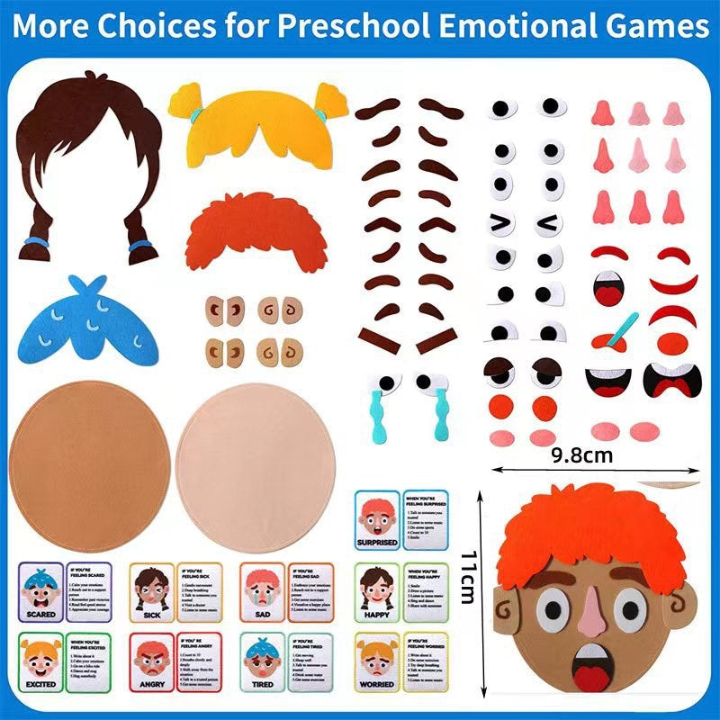 Family Emotion Felt Puzzle