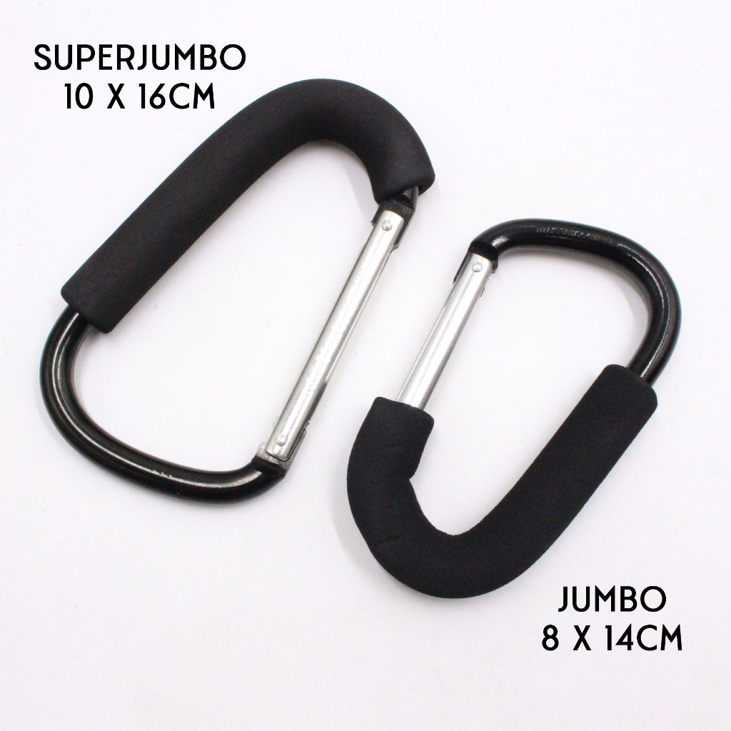 Large Stroller Carabiner Hooks