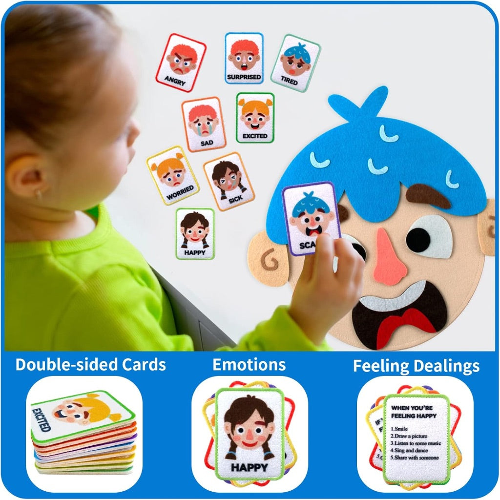Family Emotion Felt Puzzle