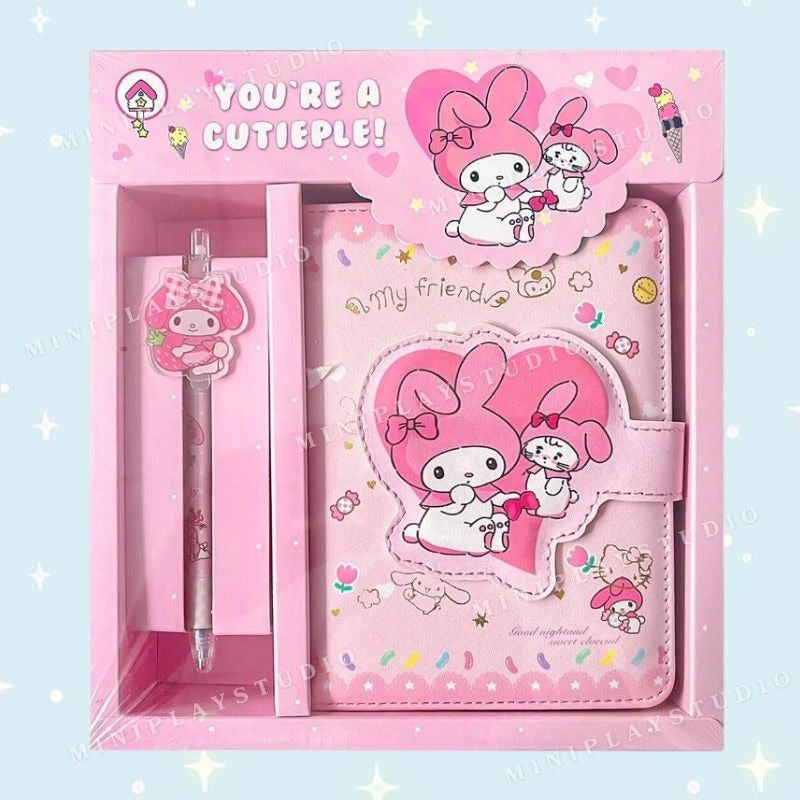 My Melody Notebook Gel Pen