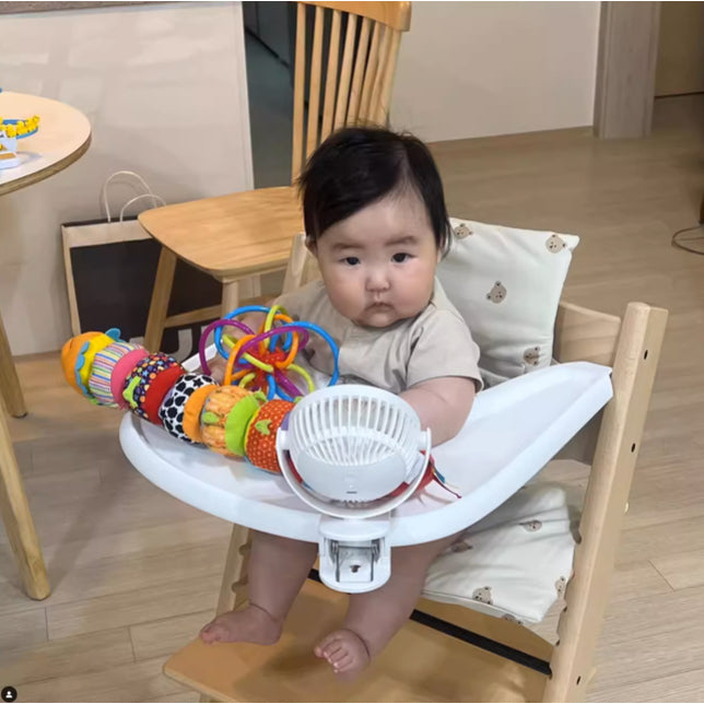 Bear Baby Stroller Clip-on Fan
