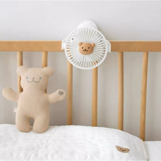 Bear Baby Stroller Clip-on Fan