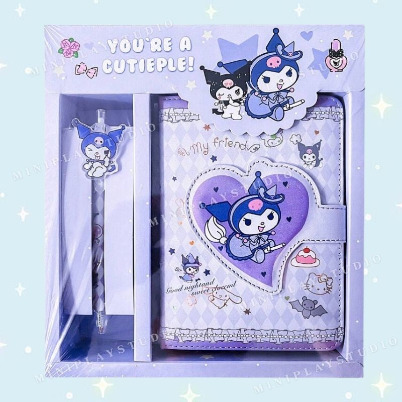 Kuromi Notebook Gel Pen