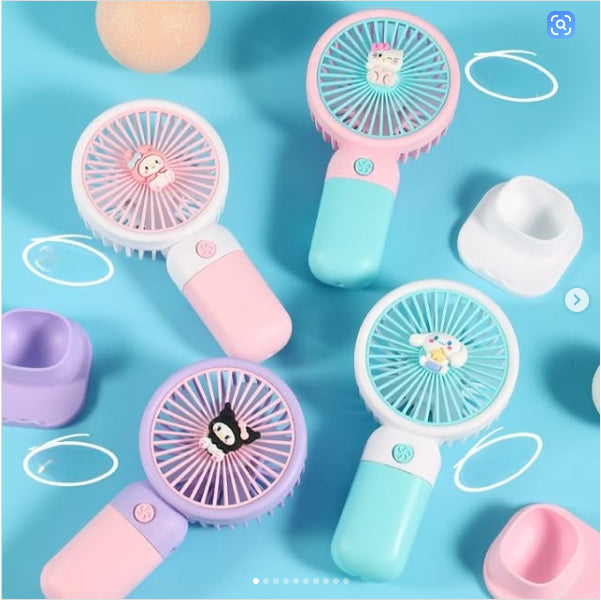 Sanrio Portable Mini Fans USB Rechargeable