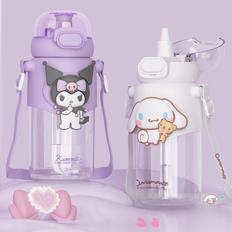 600ml Kids Clear Water Bottle