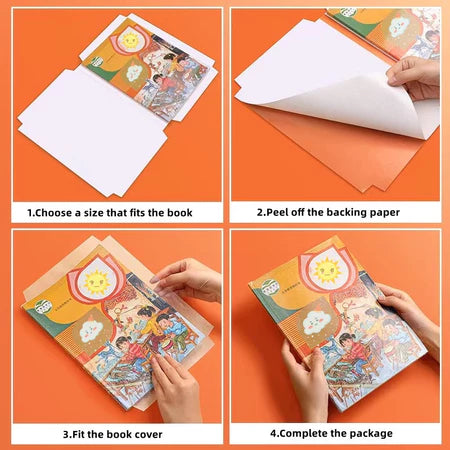 School Textbook Self Adhesive Book Cover