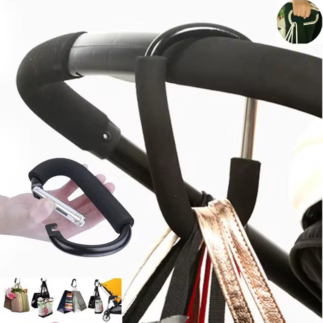 Large Stroller Carabiner Hooks