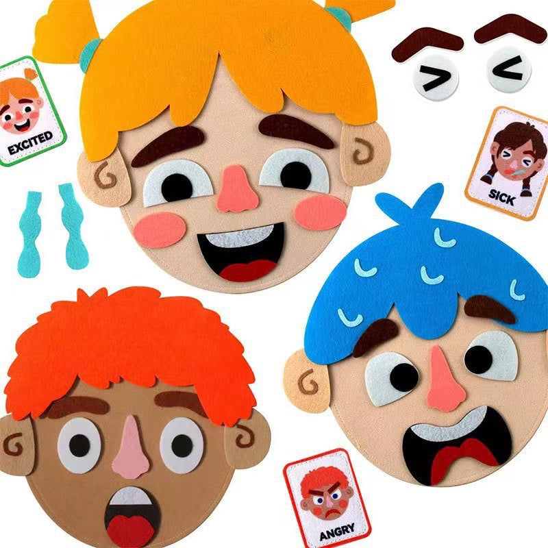 NEW Emotion Felt Puzzle
