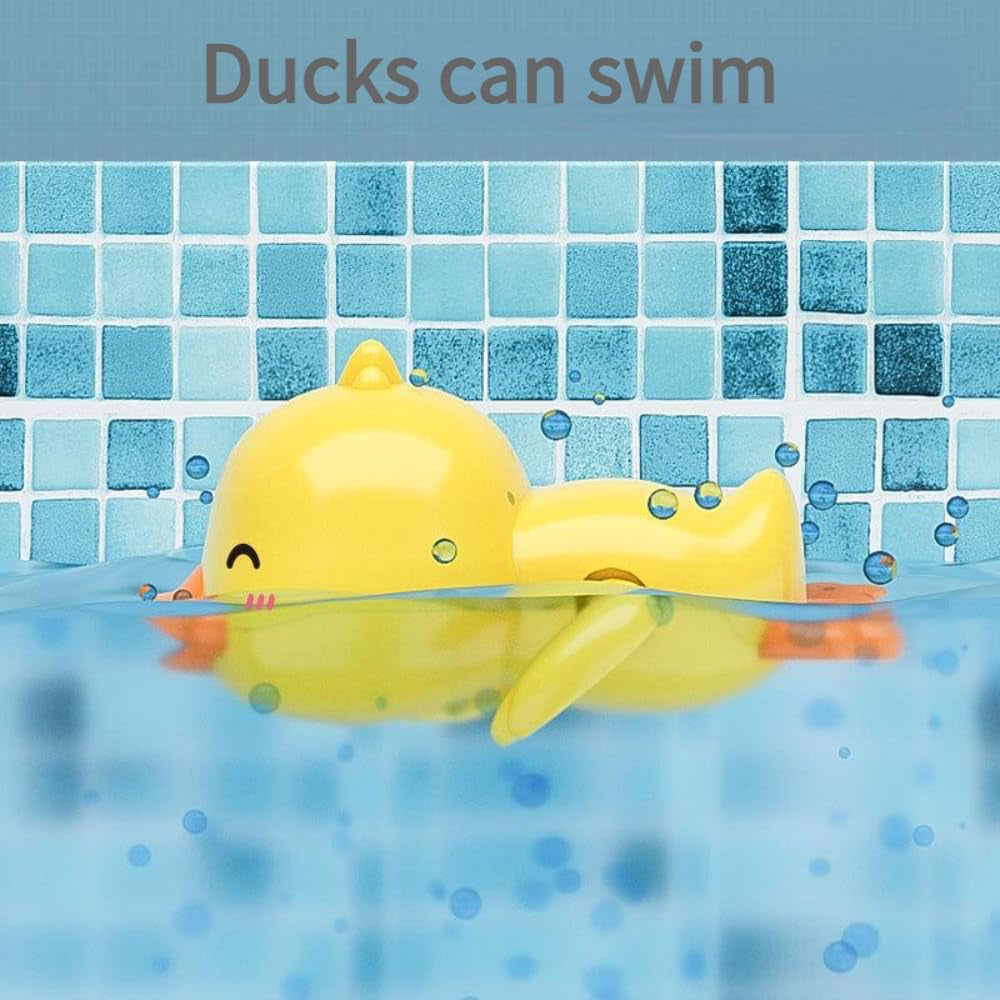8pc Yellow Duck Bath Toy