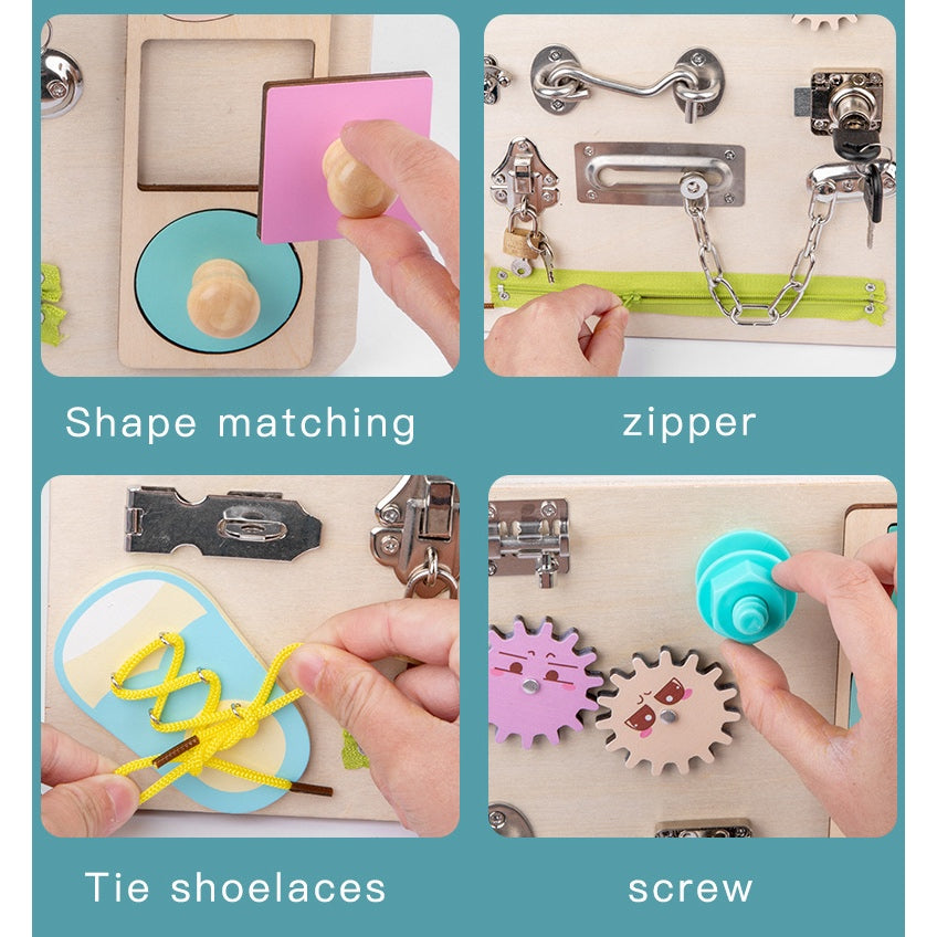 Pink Latch Busy Board