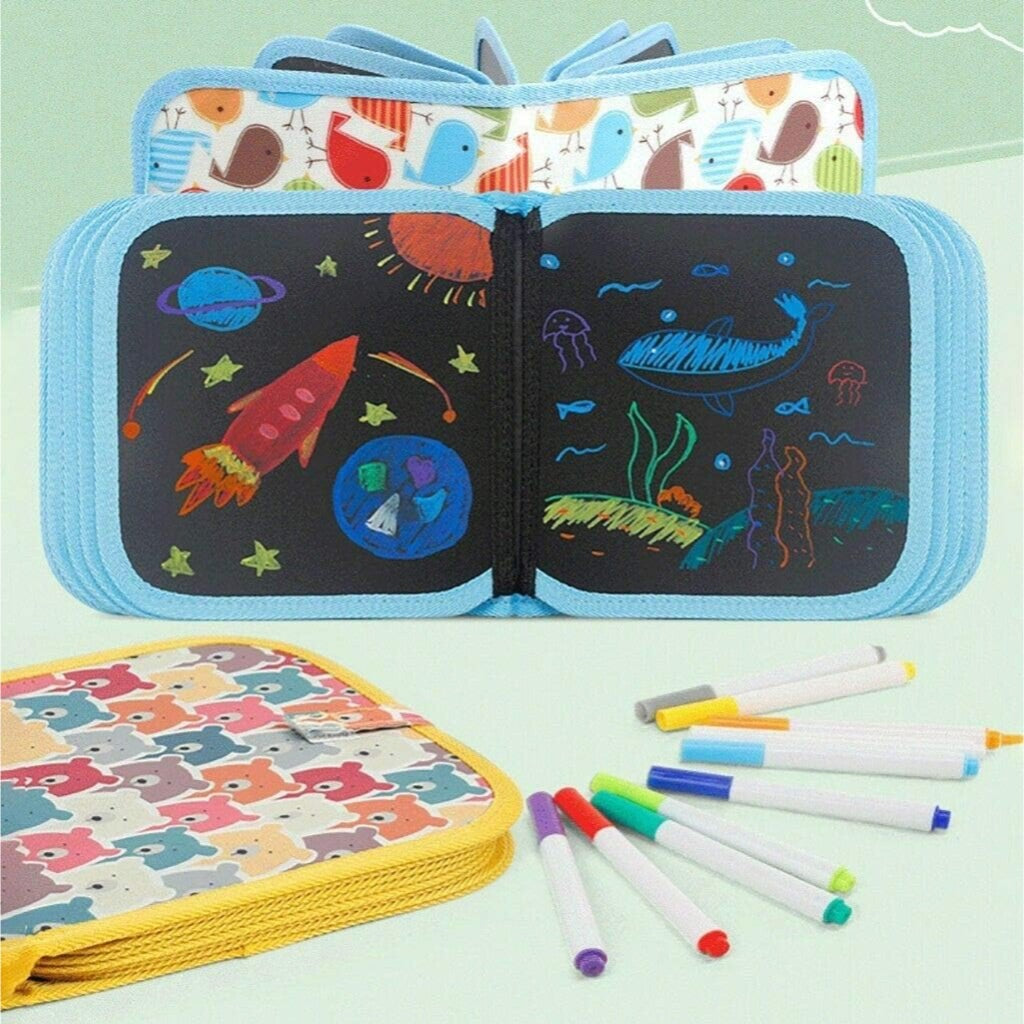 Doodle Book Green Dinosaur