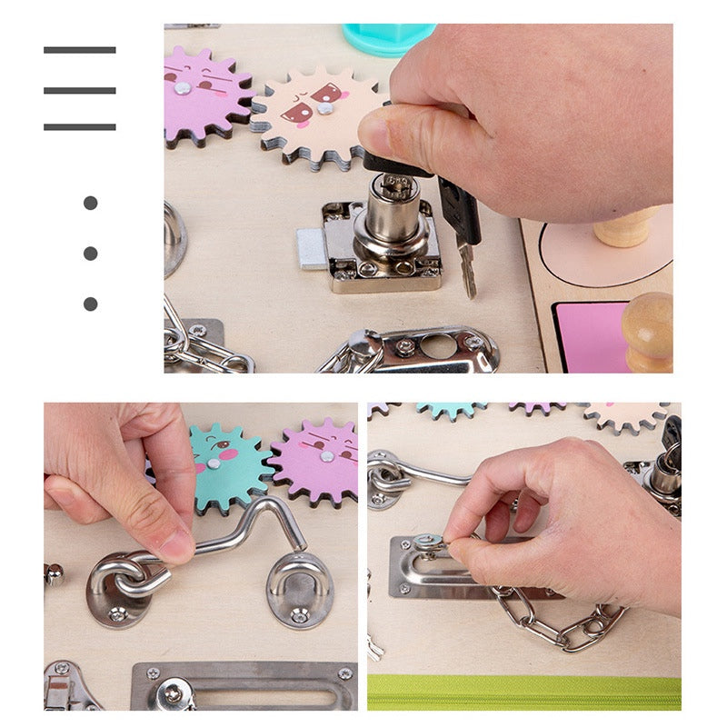 Pink Latch Busy Board