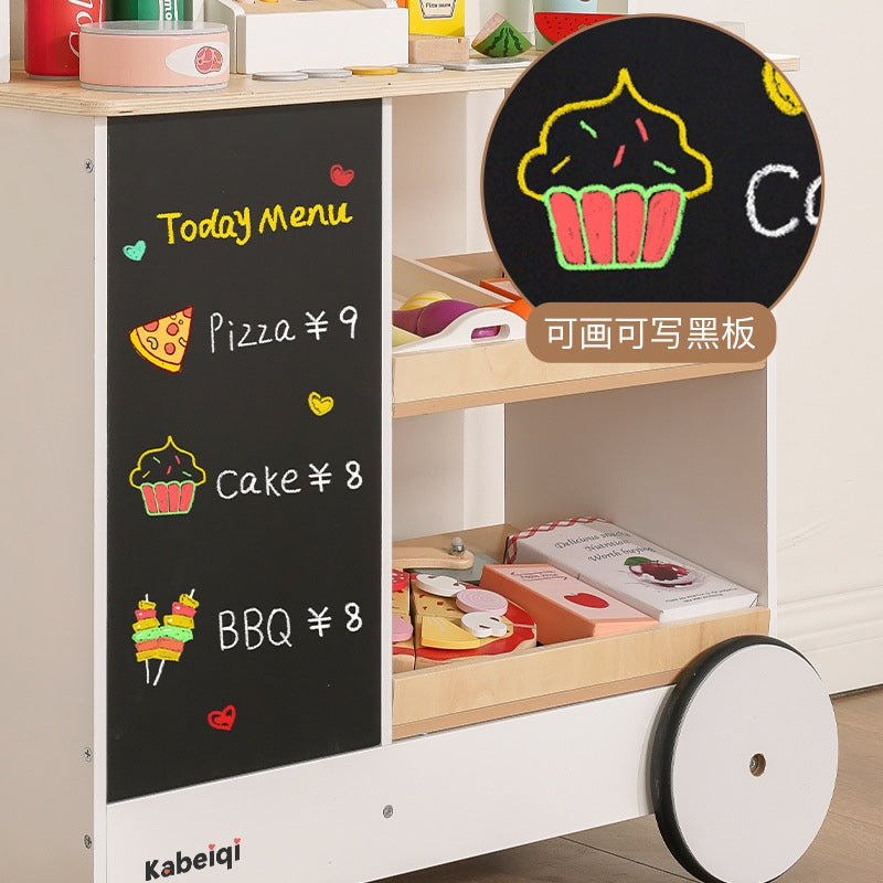 Snack Food Push Cart