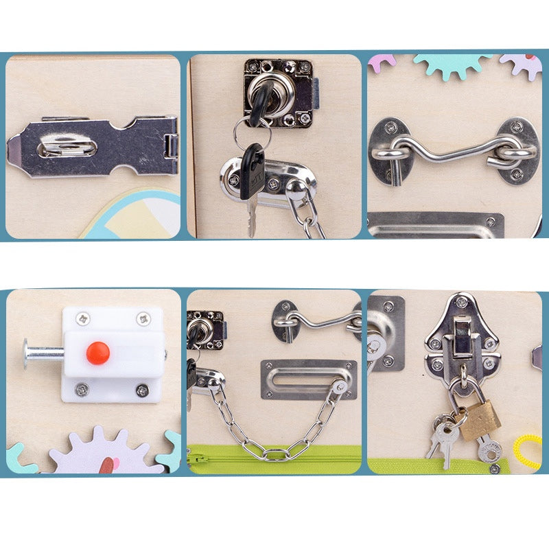Pink Latch Busy Board
