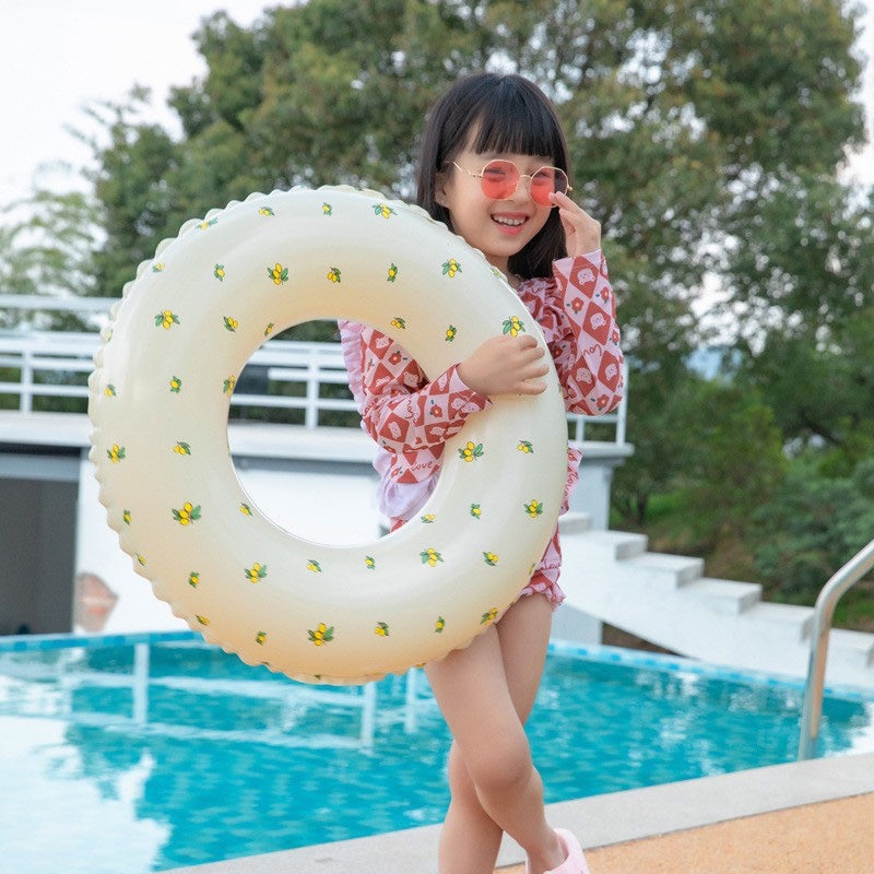 Swim Ring Stripe Blue 16cm