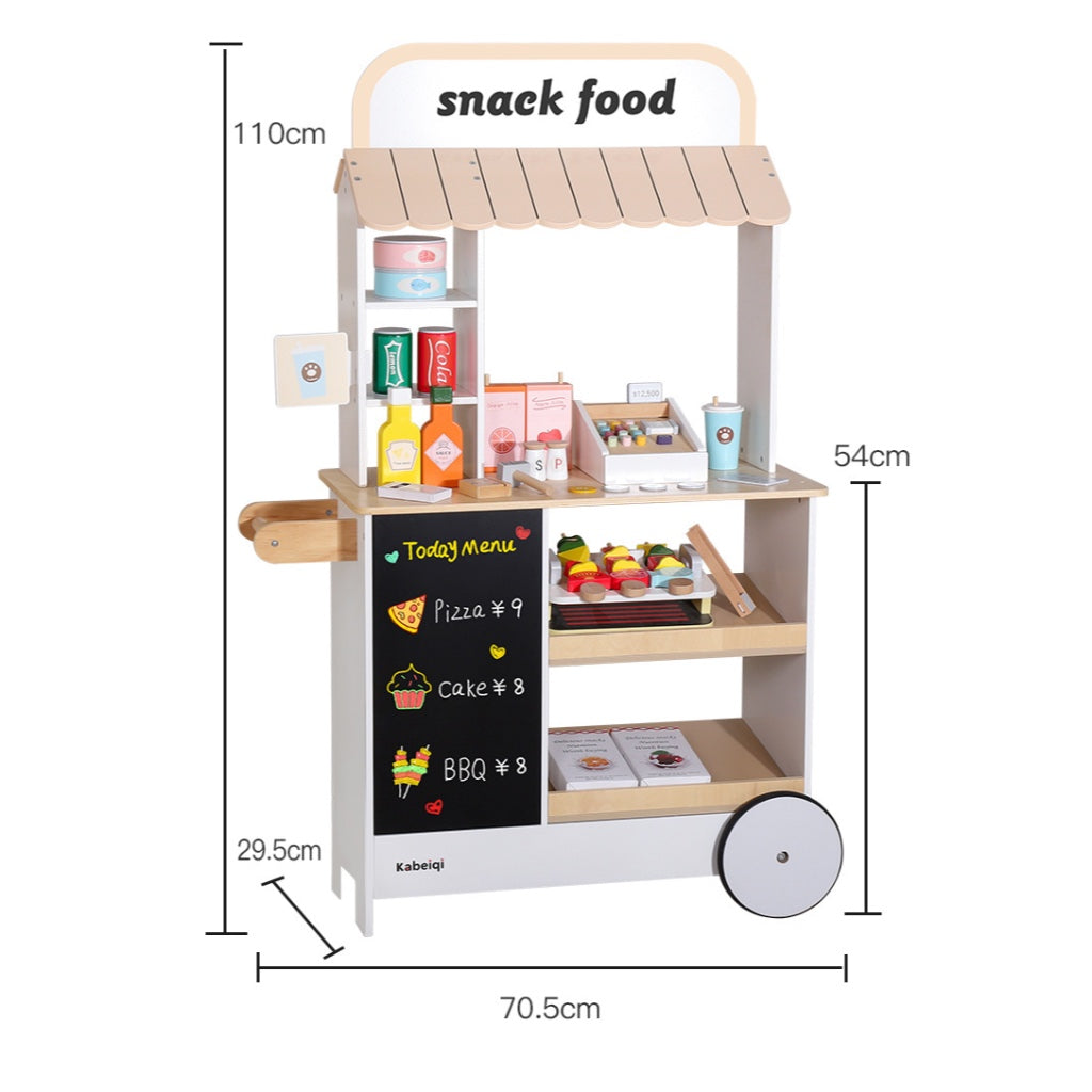Snack Food Push Cart