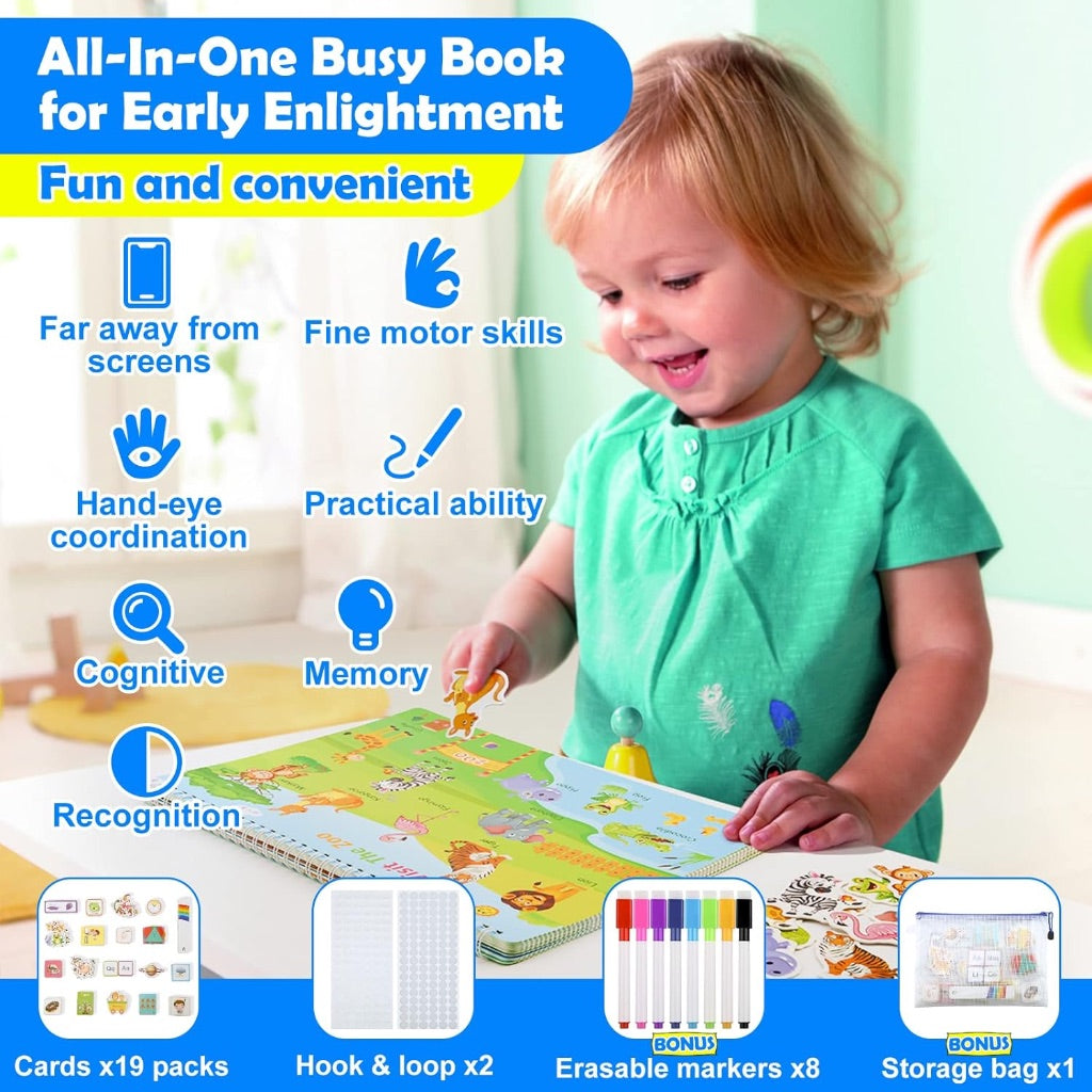 Busy Book Blue