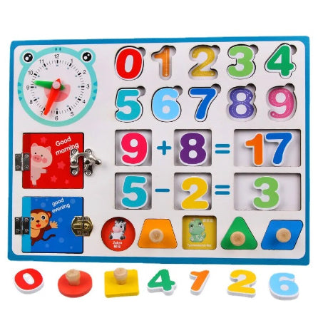 Numbers Math Busy Board