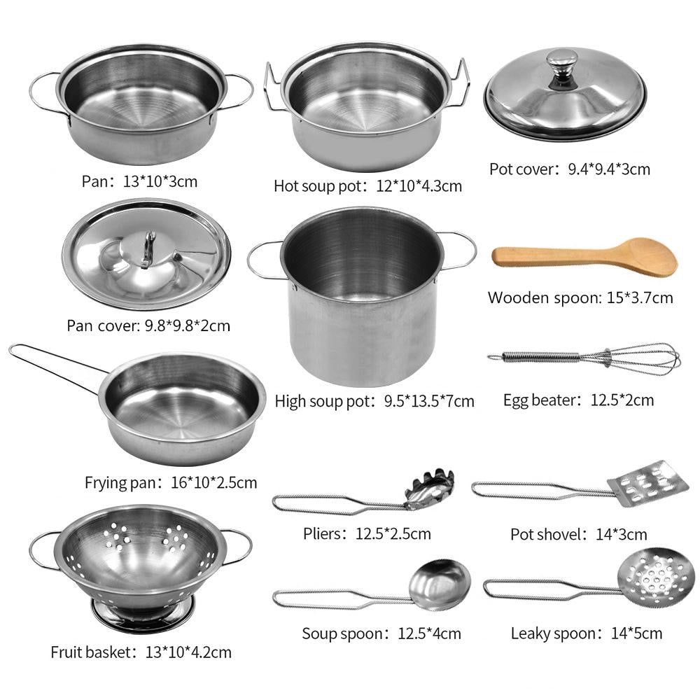 18pc Pots & Pans