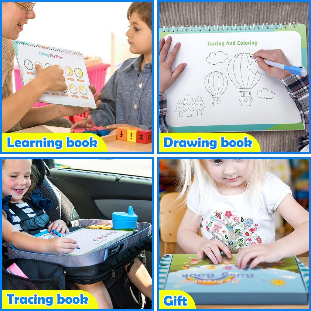 Busy Book Blue