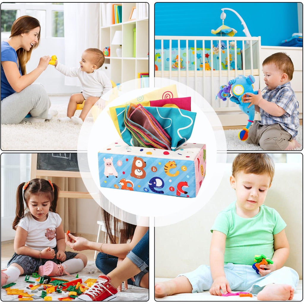 Magic Sensory Tissue Scarf Baby Toys
