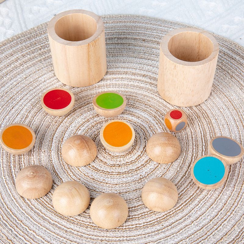 Memory Dice Sensory Wooden Toys