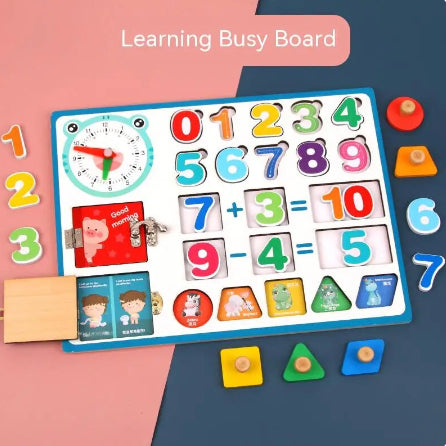 Numbers Math Busy Board