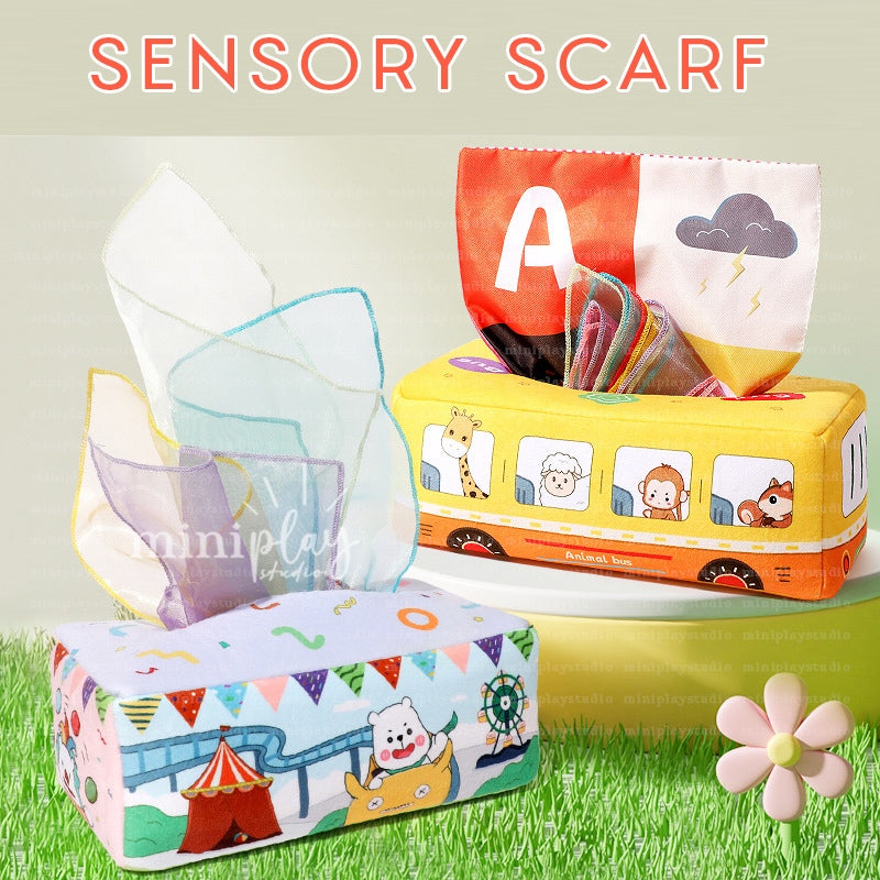 Magic Sensory Tissue Scarf Baby Toys