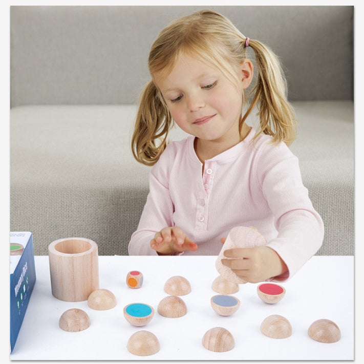 Memory Dice Sensory Wooden Toys