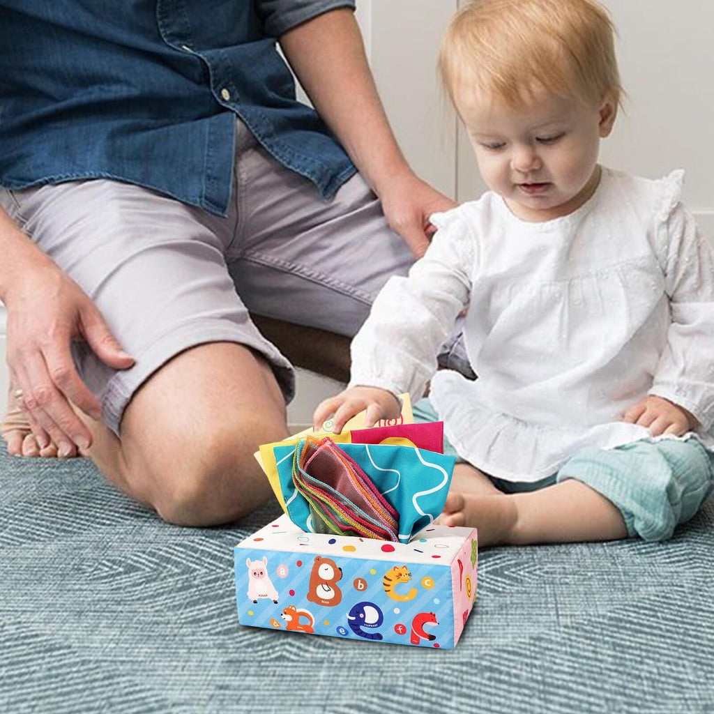 Magic Sensory Tissue Scarf Baby Toys