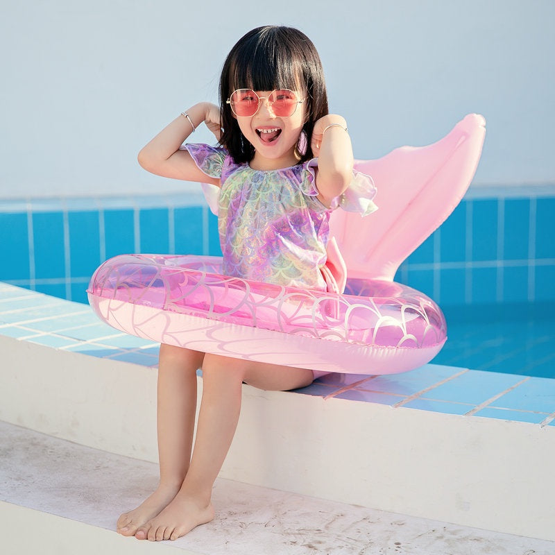 Pink Mermaid Swim Float