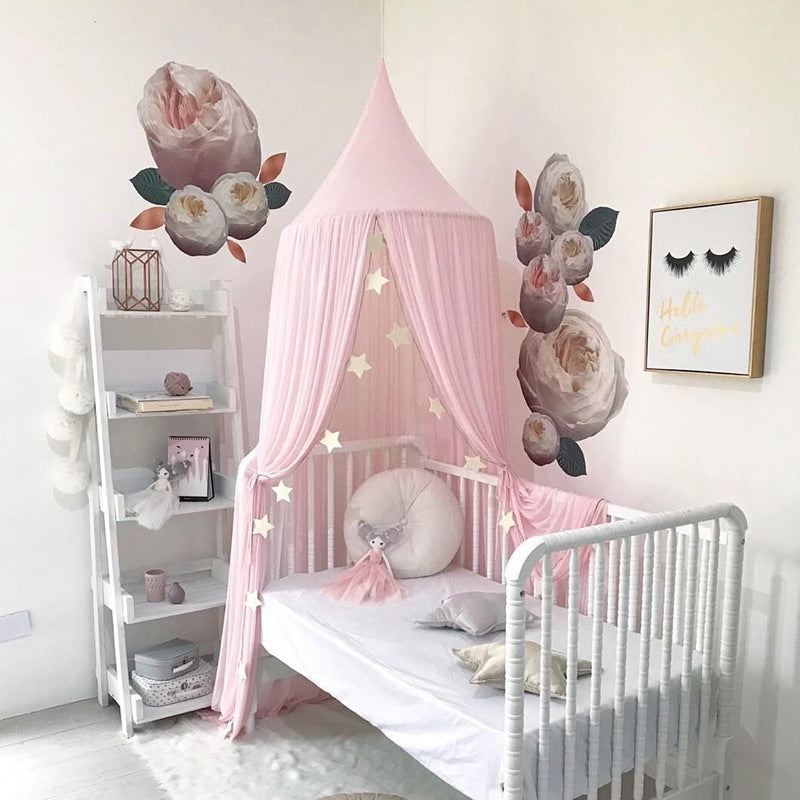 Princess Pink Bed Canopy Baby Kids Nursery Room Decor