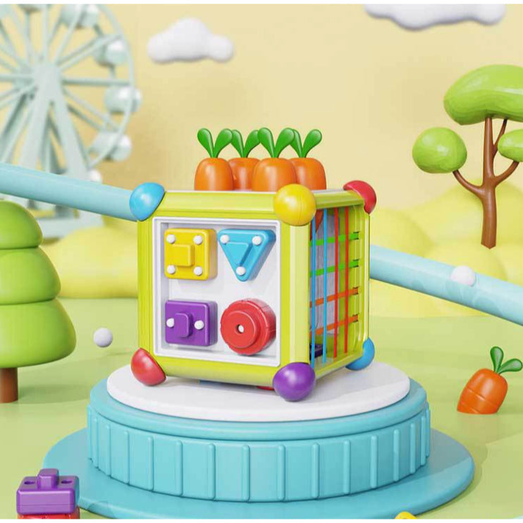 Carrot Shapes Sorting Busy Cube