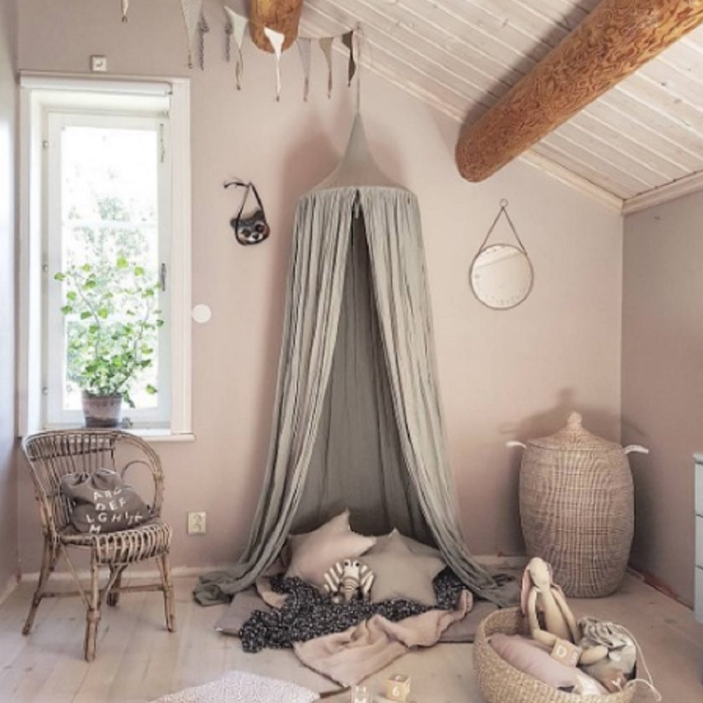 Princess Pink Bed Canopy Baby Kids Nursery Room Decor