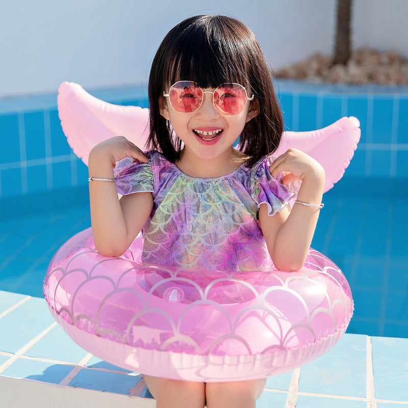Pink Mermaid Swim Float