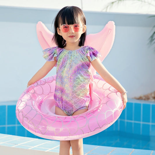 Pink Mermaid Swim Float