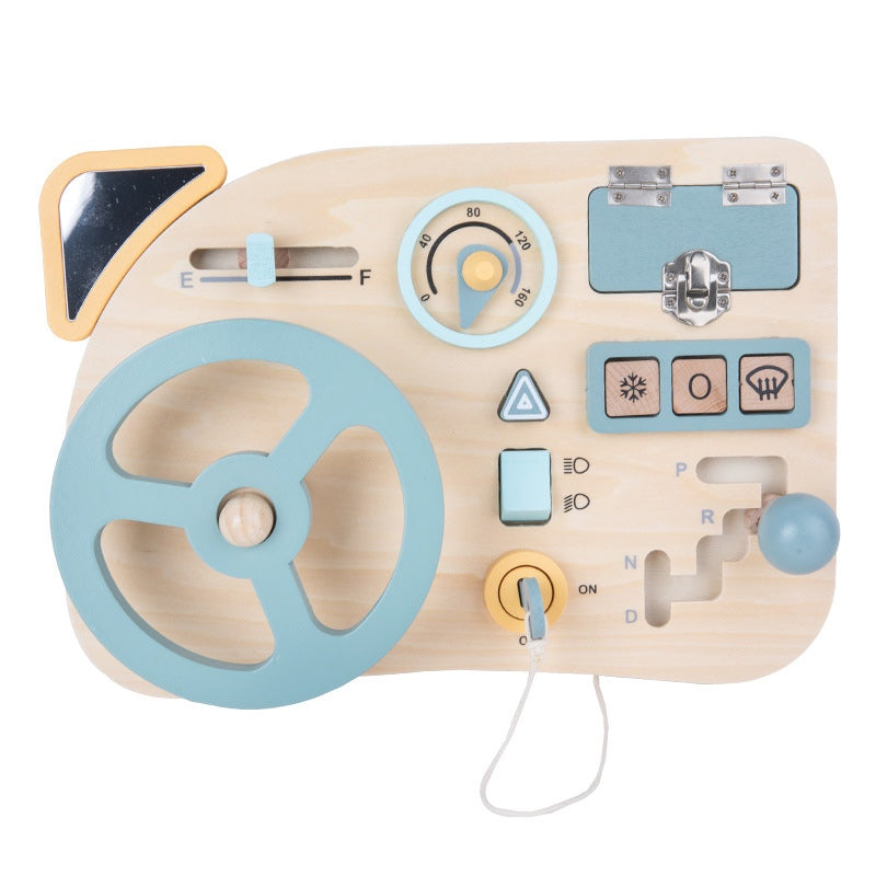 Blue Wheel Busy Board