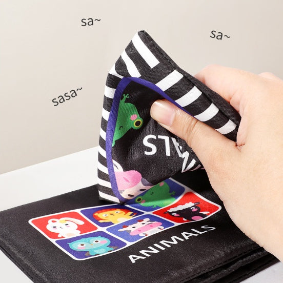 Baby Crinkle High Contrast Sensory Book