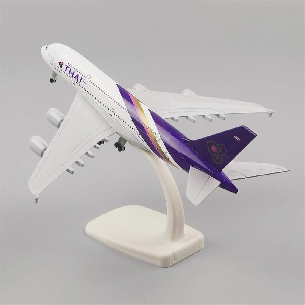 20cm Thai Airlines A380 Plane Model