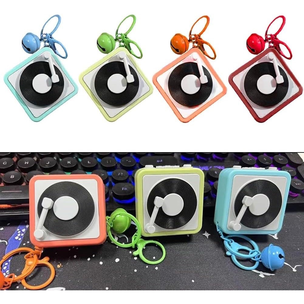 Vinyl Recorder Portable Keychain