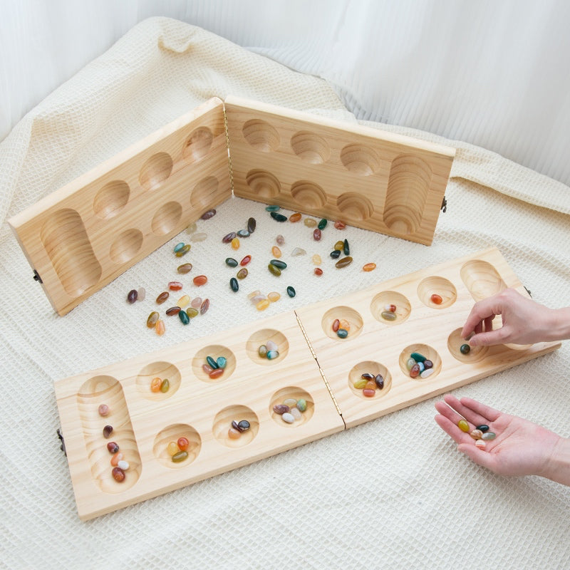 Wooden Mancala Folding Set