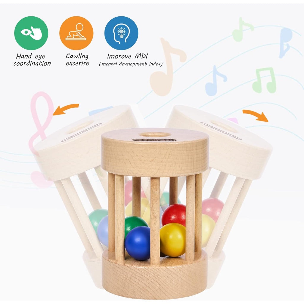 Cylinder Rolling Rattle Balls
