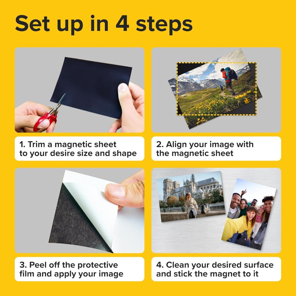 Adhesive Flexible Magnetic Sheets