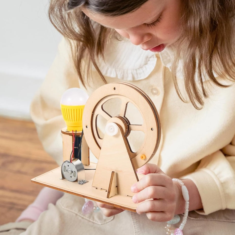 DIY Hand Crank Electricity Generator