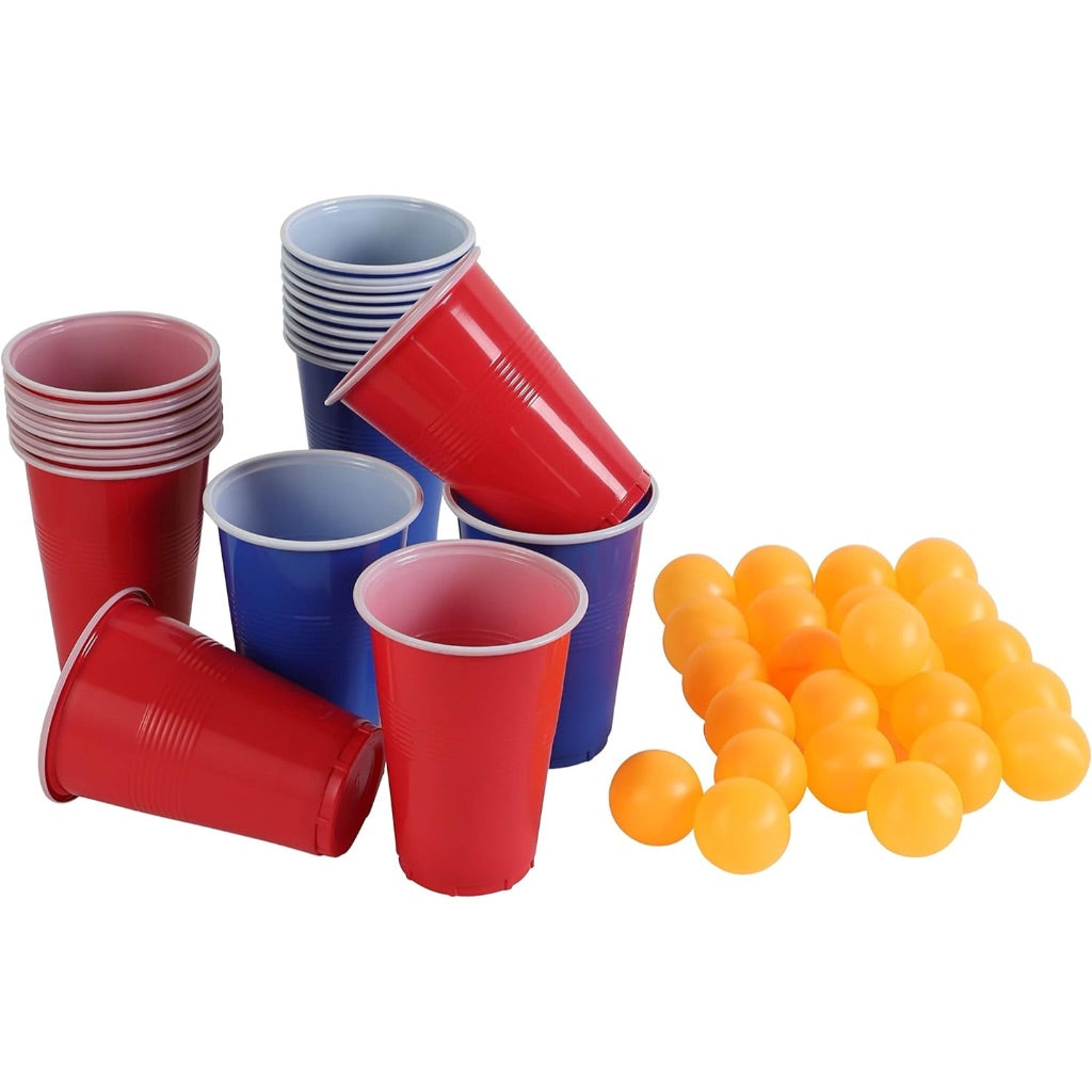 Beer Pong Game Cups Set